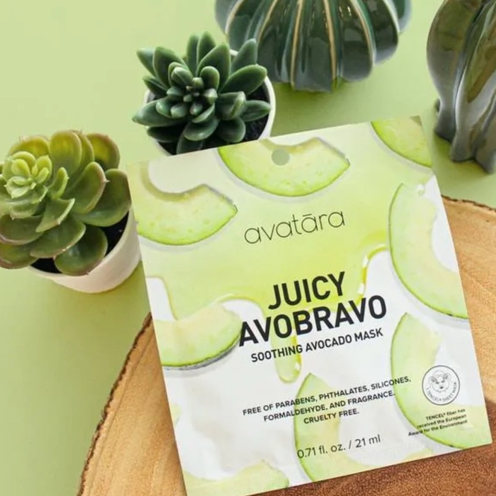 Avocado Soothing Face Mask 5 pack - Picture 5 of 7